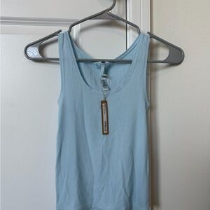 NWT Skims Cotton Ribbed Tank - Celeste